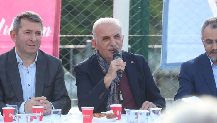 Başkan 5 Çayını Çamlık Mahalle sakinleriyle içti