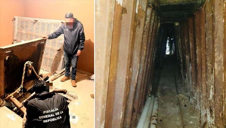 ABD-Meksika sınırında 242 metre uzunluğunda bir “narko-tünel” daha bulundu ABD-Meksika sınırında 242 metre uzunluğunda bir “narko-tünel” daha bulundu