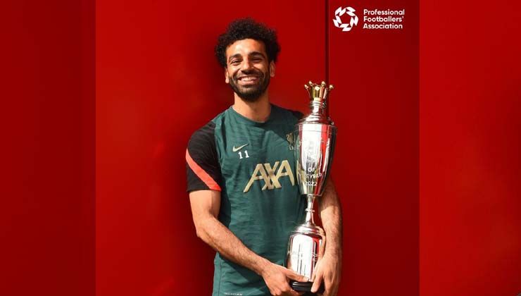İngiltere’de yılın futbolcusu Muhammed Salah