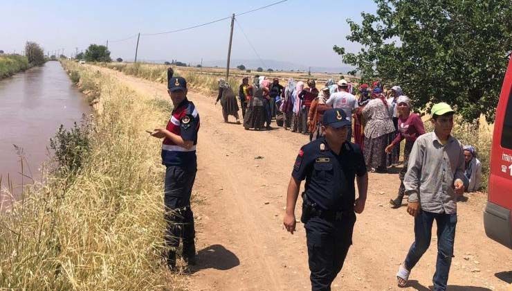 Sulama kanalına giren Mustafa Akcan ile İrem Akcan boğuldu