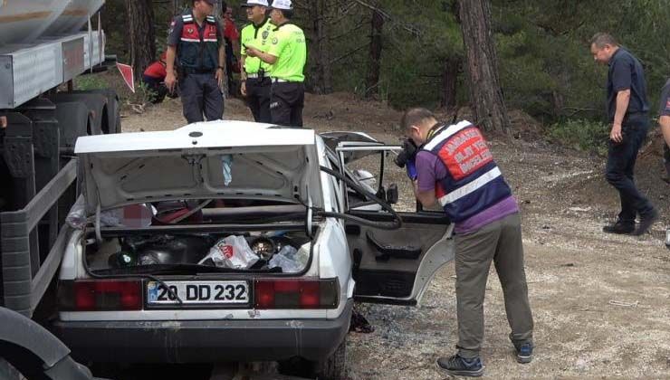 Denizli’deki kazada Nurettin Tuncer, Filiz Tuncer hayatını kaybetti