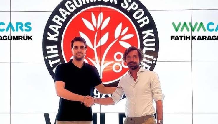 Andrea Pirlo, Fatih Karagümrük’ün yeni teknik direktörü oldu