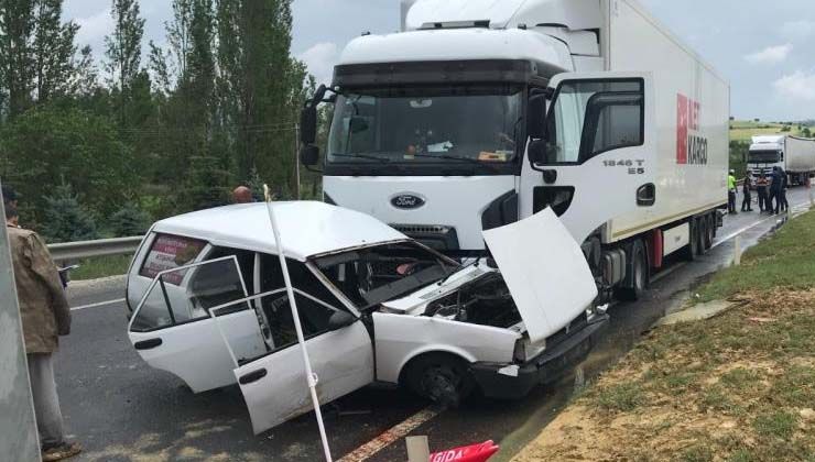 Uşak’taki trafik kazasında Ahmet Çevik hayatını kaybetti