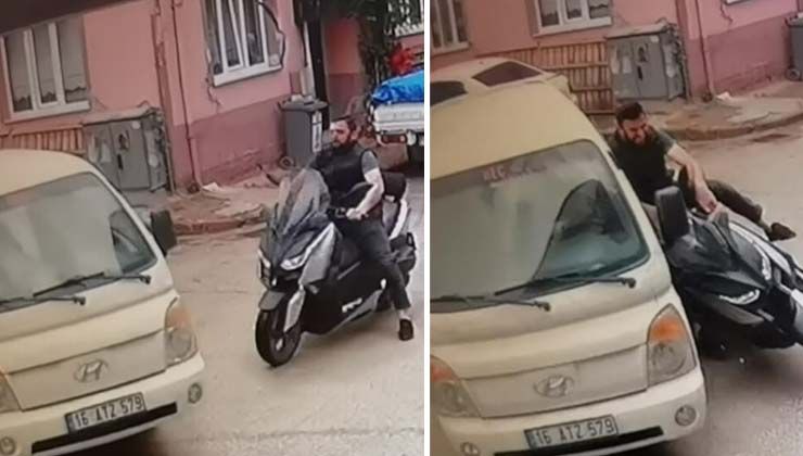 Enver Yusufoğlu ile Volkan Öztürk’ün kazası kamerada