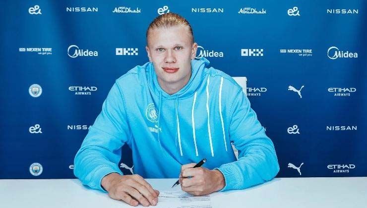Erling Haaland’dan Manchester City’e 5 yıllık imza