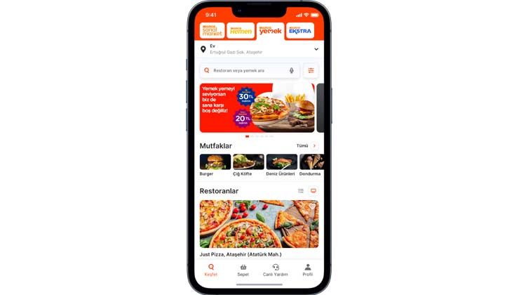 Migros One, online yemek siparişi sektörüne adım attı