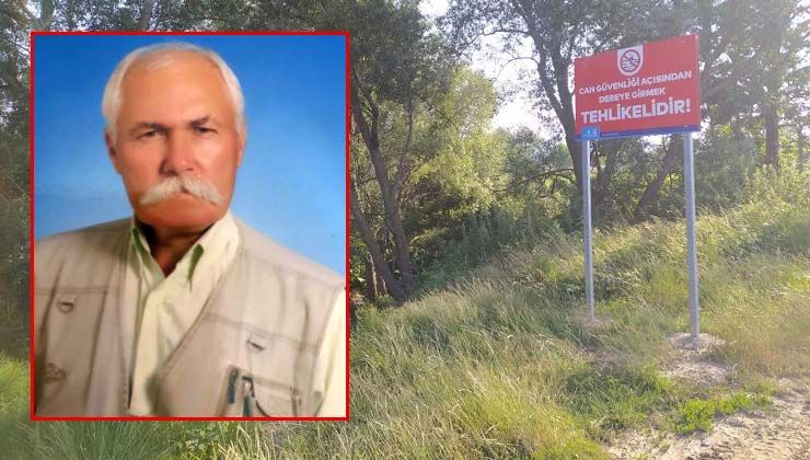 Dereye düşen Remzi Kınaş boğularak hayatını kaybetti