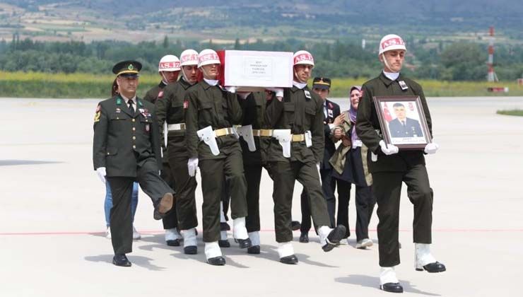 Şehit Ramazan Gök’ün naaşı Tokat’a getirildi