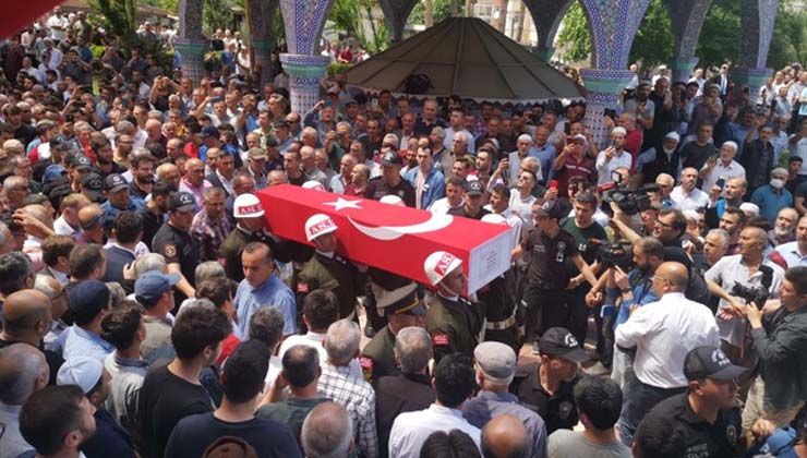 Tokat şehidi Ramazan Gök’ü on binlerce kişi uğurladı