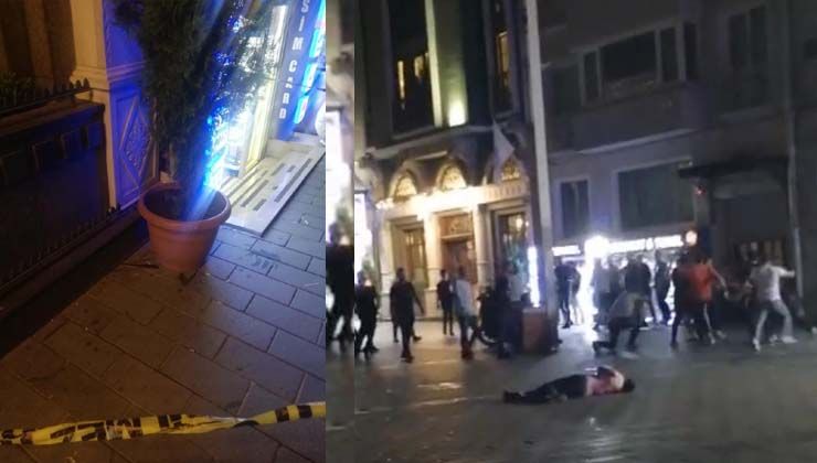 Taksim’de çıkan kavgada bir kişi kalbinden bıçaklanarak öldürüldü
