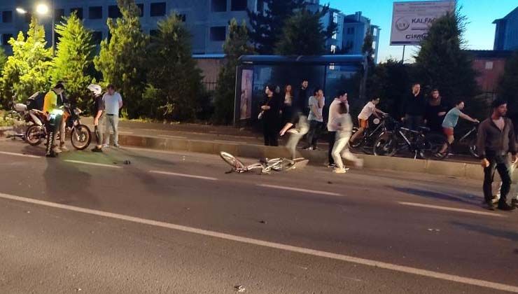 Nevşehir’de motosiklet ile bisikletler çarpıştı: 3 yaralı