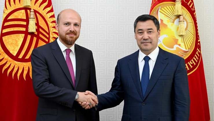Kırgızistan Cumhurbaşkanı Caparov, Bilal Erdoğan’ı kabul etti