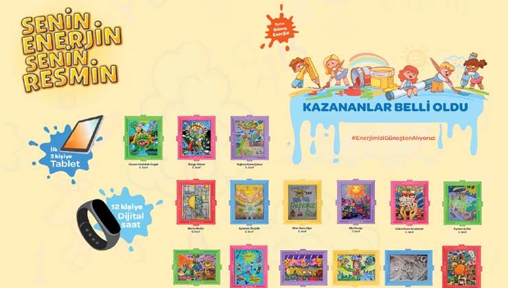 Aksa Elektrik’in düzenlediği “Senin Enerjin Senin Resmin” yarışmasının kazananları belli oldu