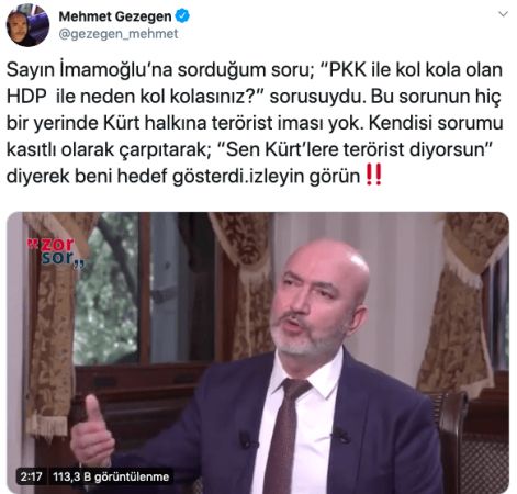 Gezegen Mehmet’ten İmamoğlu’na çarpıtma ayarı!