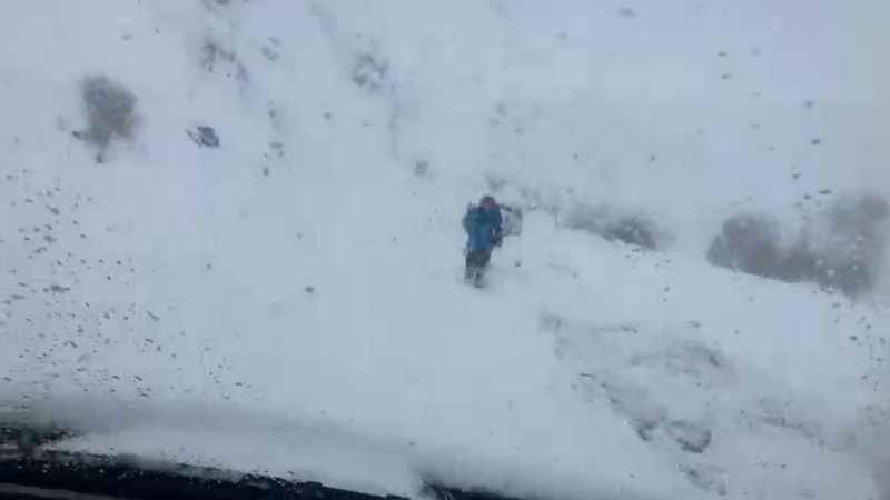 Erzurum-Rize karayoluna çığ düştü Erzurum-Rize karayoluna çığ düştü