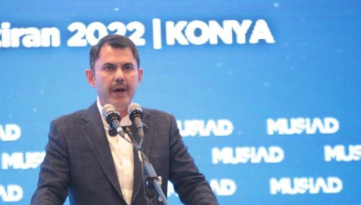 Bakan Kurum: Türkiye yenilenebilir enerjide Avrupa’da 5. dünyada 12. sırada