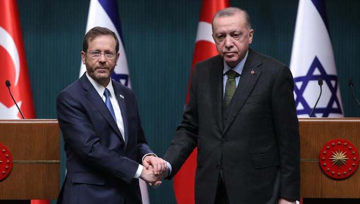 İsrail Cumhurbaşkanı Herzog’tan Cumhurbaşkanı Erdoğan’a teşekkür