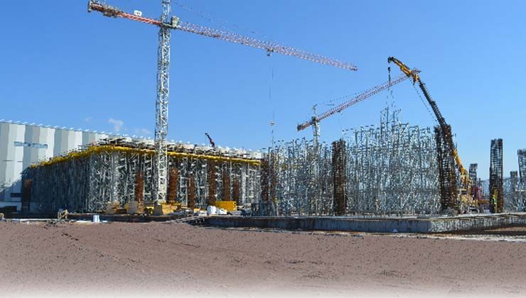 İNTEK Kalıp, döşeme kalıbı çözümleri ile LC Waikiki lojistik depo projesinde