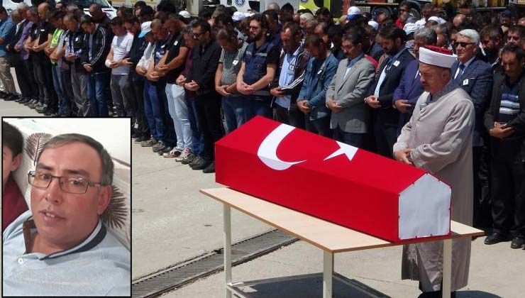 Toprak altında kalarak hayatını kaybeden Ali Candan defnedildi