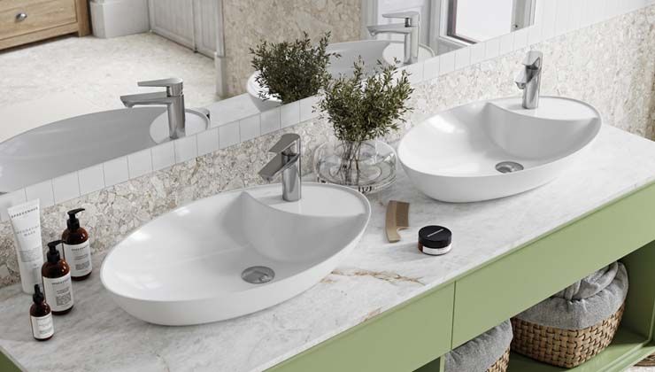 Lavaboda organik formun keşfi Petra