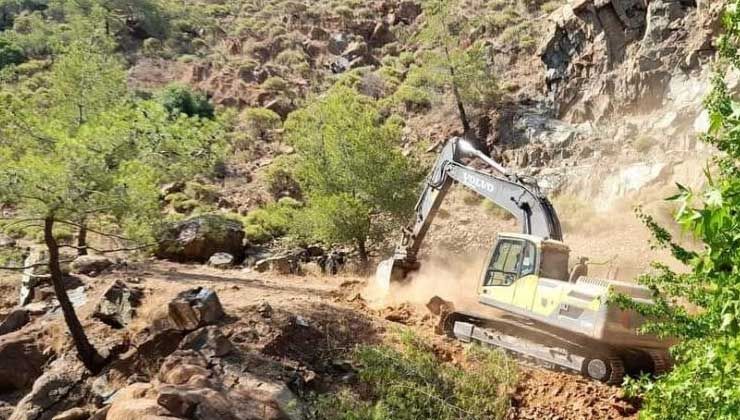 Muğla’nın Köyceğiz ilçesinde çıkan yangın kontrol altına alındı