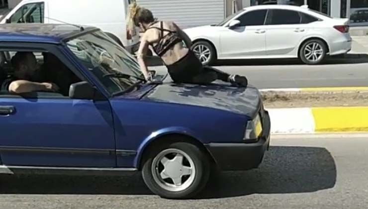 Sultanbeyli’de genç kız ortalığı birbirine kattı