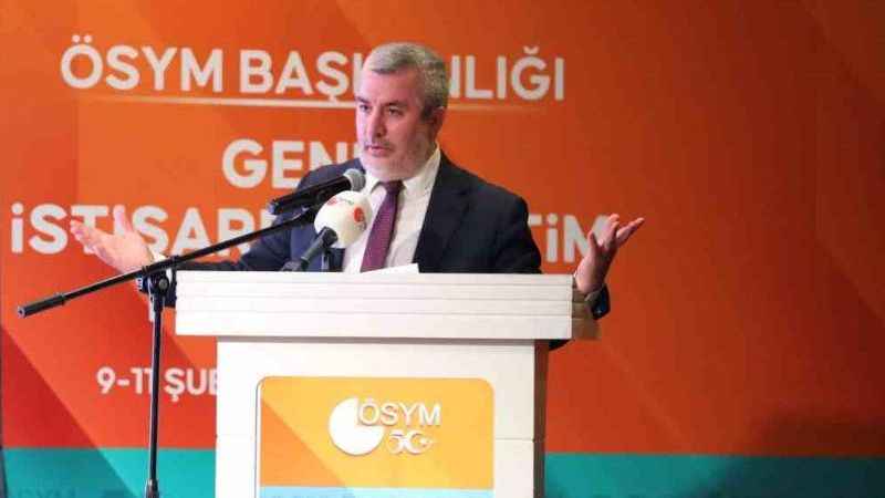 ÖSYM Başkanı Prof. Dr. Ersoy: Yapay zeka ile soru üreteceğiz ÖSYM Başkanı Prof. Dr. Ersoy: Yapay zeka ile soru üreteceğiz
