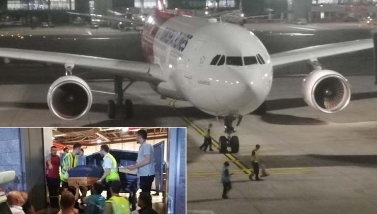 İtalya’da hayatını kaybeden 4 Türk’ün cenazesi Türkiye’ye getirildi İtalya’da hayatını kaybeden 4 Türk’ün cenazesi Türkiye’ye getirildi