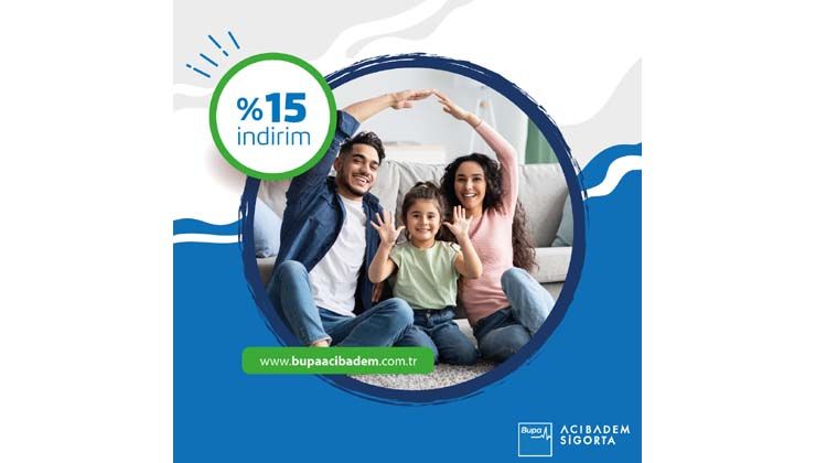 Bupa Acıbadem’den yüzde 15 Hoşgeldin indirimi