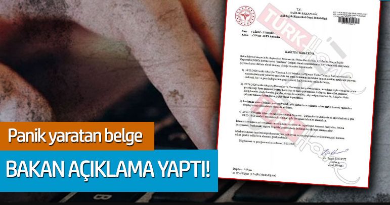 Sahte genelge hakkında açıklama