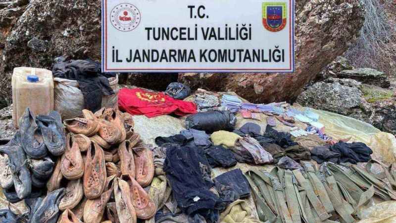 Tunceli’de çok sayıda mühimmat ve yaşam malzemesi ele geçirildi Tunceli’de çok sayıda mühimmat ve yaşam malzemesi ele geçirildi