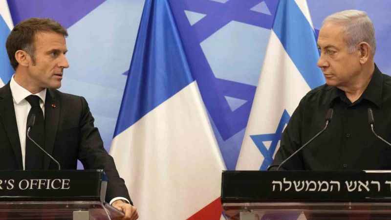 Macron’dan Netanyahu’ya Refah uyarısı Macron’dan Netanyahu’ya Refah uyarısı