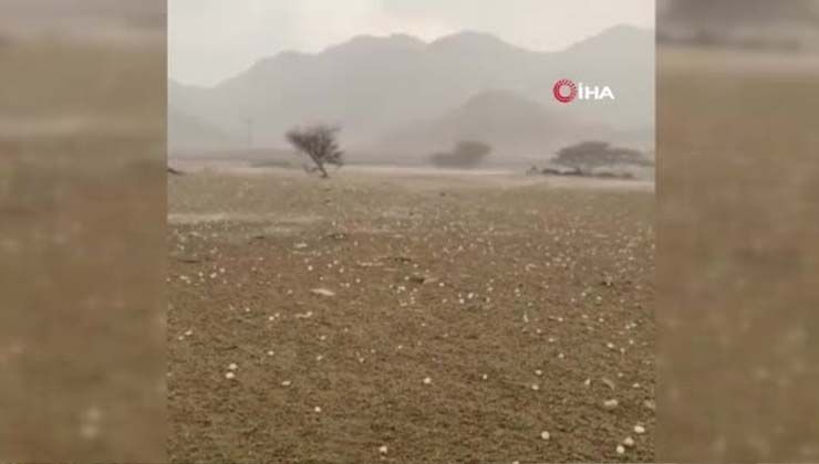 Suudi Arabistan’ı dolu vurdu