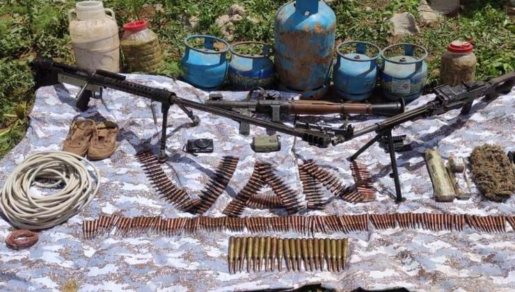 Van’da PKK’ya ait silah ve mühimmat ele geçirildi