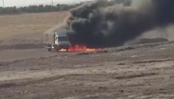 Cerablus’ta bomba yüklü araç imha edildi