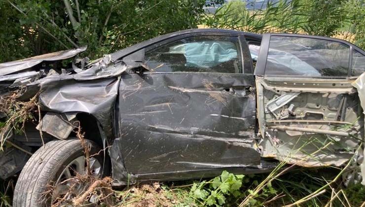 Kaymakam Alperen Celepci ile Kaymakam Vekili İbrahim Yazıcı trafik kazasında yaralandı