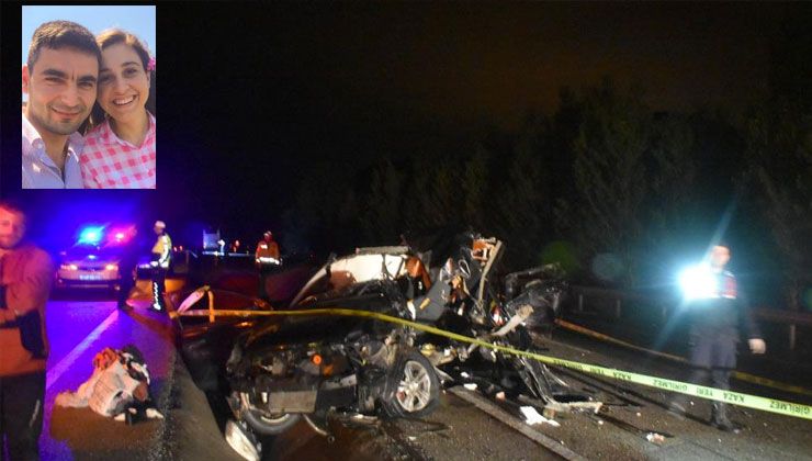 Feci kazada kahreden detay: Hayatını kaybeden çift balayından dönüyormuş