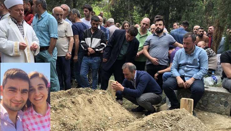 Kazada ölen yeni evli çift Hüseyin Etçi ile eşi Miray Sane Etçi Boyabat’ta defnedildi