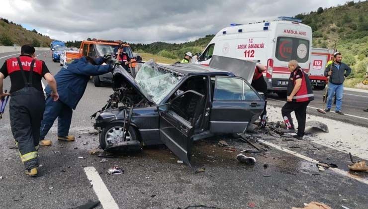 Çankırı’da iki otomobil çarpıştı: 1 ölü, 6 yaralı