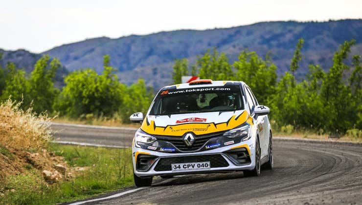 Clio Rally Trophy Turkey üçüncü yarışını Nebil Erbil ve Aslı Erbil kazandı