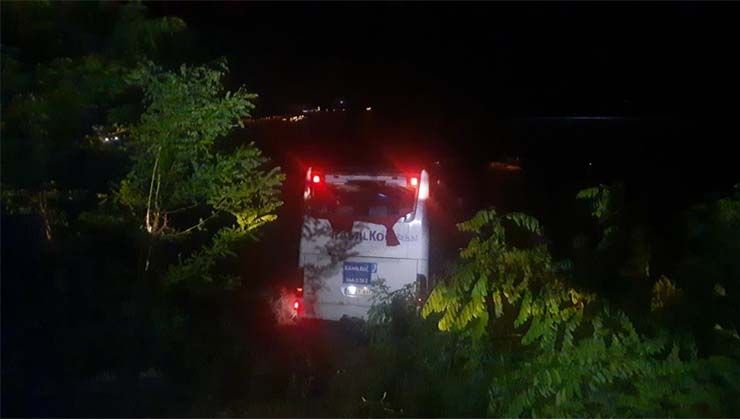 Kastamonu’da yolcu otobüsü şarampole yuvarlandı