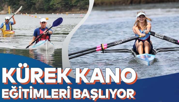 Kartal Belediyesi kürek ve kano eğitimleri başlıyor