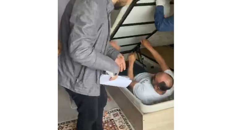 38 ayrı suçtan aranıyordu, bazanın altında yakalandı