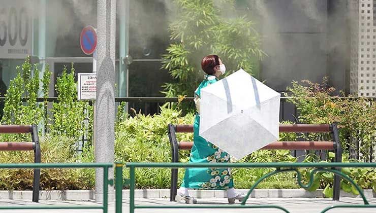 Japonya’da sıcaklıklar rekor seviyeye ulaştı