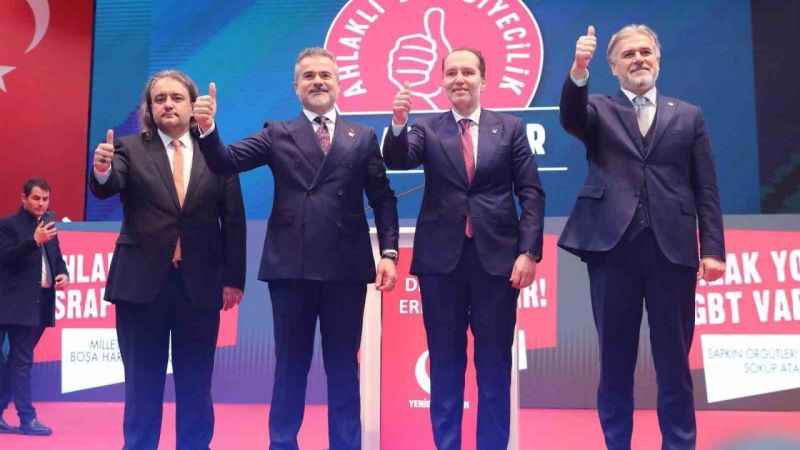 Yeniden Refah Partisi Genel Başkanı Erbakan: “Kimseye kazandırmak için değil, kendimiz kazanmak için seçimdeyiz”