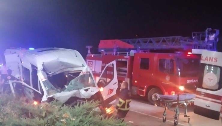 Kırklareli’nde kaza: 13 yaralı