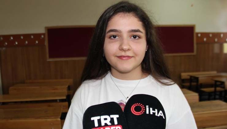 Adıyaman’da AYsima Zeynep Taştan LGS’de 500 tam puan aldı