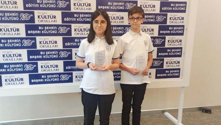 Bursa’da Nurhayat İnci Karasu ve Mehmet Emre Uzun LGS’de 500 tam puan aldı