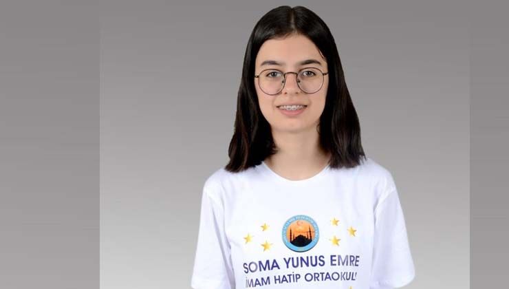 Manisa’da Ece Naz Akkaya LGS’de 500 tam puan aldı