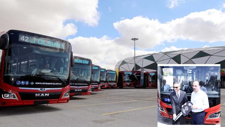 MAN, Konya Büyükşehir Belediyesi’ne 71 otobüs siparişinin ilk bölümünü teslim etti